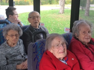 fall leaf tour, willows of ramsey hill, senior living activities, fall fun
